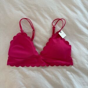 Anthropologie Floreat Scalloped Bralette